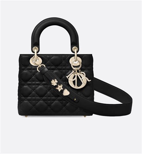 My Dior Mini Bag Black Cannage Lambskin 